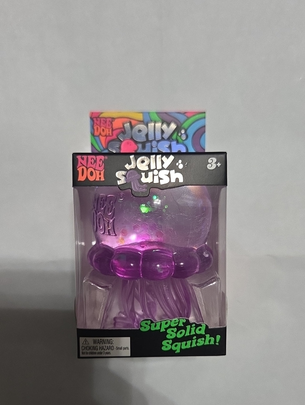 Jelly Squish Purple Jellyfish Toy - Soft Squeeze Sensory Toy